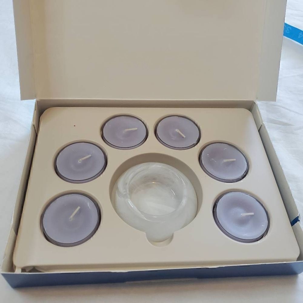 Indulgences PartyLite Tranquility Tealight Giftset NEW *